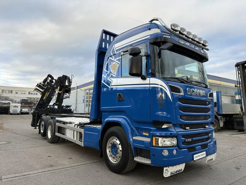Rönkszállító teherautó Scania 6x2 Kurzholz LOGLIFT 125 ZT 93: 8 kép.
