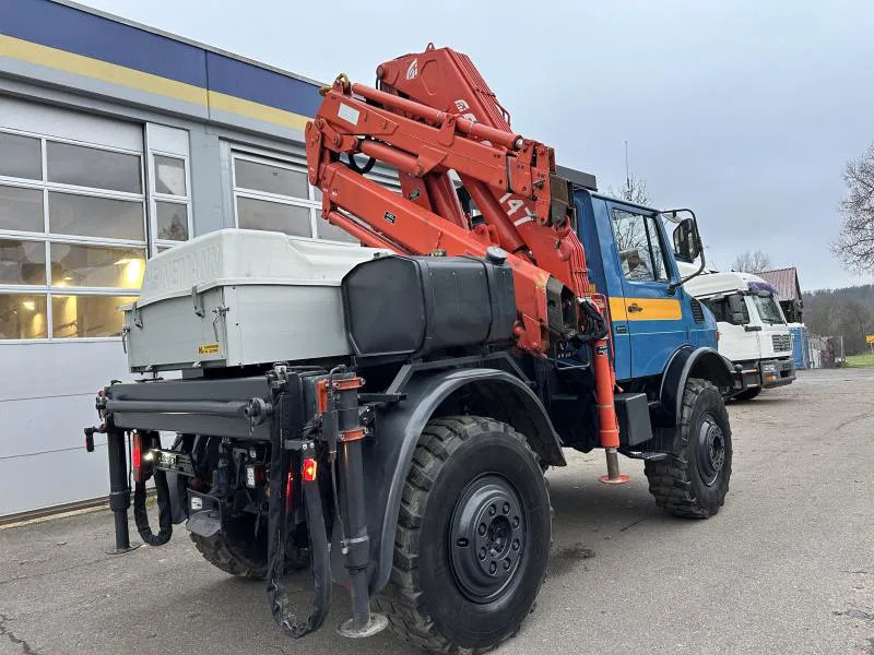 Unimog U 1500 (425) Ferrari Kran 147.2A*Jib* TÜV NEU! - Teherautó, Darus autó: 4 kép. Unimog U 1500 (425) Ferrari Kran 147.2A*Jib* TÜV NEU! - Teherautó, Darus autó: 4 kép.