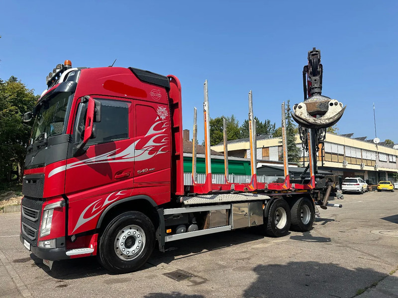Volvo FH 540 6x4*Kurzholz*Epsilon M12Z*Glogger*Retarder - Rönkszállító teherautó: 3 kép. Volvo FH 540 6x4*Kurzholz*Epsilon M12Z*Glogger*Retarder - Rönkszállító teherautó: 3 kép.