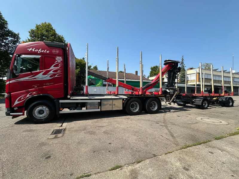 Volvo FH 540 FH540*6x4*Kurzholzzug*Epsilon M12Z*Glogger Anhänger*Retarder - Rönkszállító teherautó: 3 kép. Volvo FH 540 FH540*6x4*Kurzholzzug*Epsilon M12Z*Glogger Anhänger*Retarder - Rönkszállító teherautó: 3 kép.