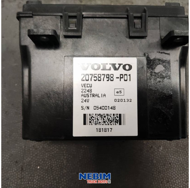 Volvo Volvo - 20758798 - Regeleenheid VECU - Alkatrész - Teherautó: 4 kép. Volvo Volvo - 20758798 - Regeleenheid VECU - Alkatrész - Teherautó: 4 kép.