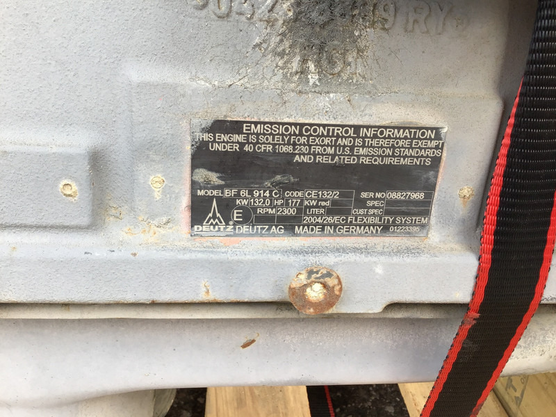 Építőipari gépek Deutz BF6L914C USED: 6 kép. Építőipari gépek Deutz BF6L914C USED: 6 kép.