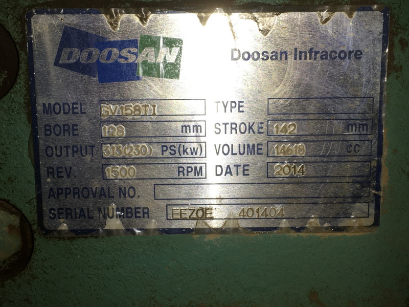 Doosan GV158TI USED - Építőipari gépek: 5 kép. Doosan GV158TI USED - Építőipari gépek: 5 kép.