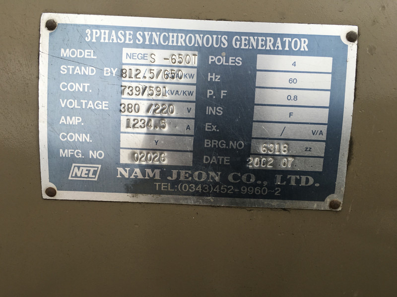 MTU 12V2000 G42 GENERATOR 739 KVA USED - Áramfejlesztő: 5 kép. MTU 12V2000 G42 GENERATOR 739 KVA USED - Áramfejlesztő: 5 kép.