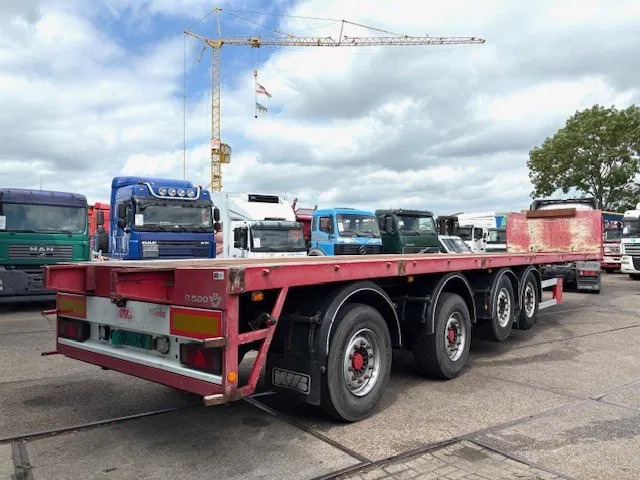 Kwb P-504-STI-H 4-AXLE FLATBED TRAILER (SAF AXLES / 2x STEERING AXLE / 2x LIFT-AXLE / ABS-EBS) - Platós félpótkocsi: 3 kép. Kwb P-504-STI-H 4-AXLE FLATBED TRAILER (SAF AXLES / 2x STEERING AXLE / 2x LIFT-AXLE / ABS-EBS) - Platós félpótkocsi: 3 kép.