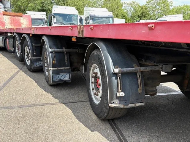 Platós félpótkocsi Kwb P-504-STI-H 4-AXLE FLATBED TRAILER (SAF AXLES / 2x STEERING AXLE / 2x LIFT-AXLE / ABS-EBS): 8 kép. Platós félpótkocsi Kwb P-504-STI-H 4-AXLE FLATBED TRAILER (SAF AXLES / 2x STEERING AXLE / 2x LIFT-AXLE / ABS-EBS): 8 kép.