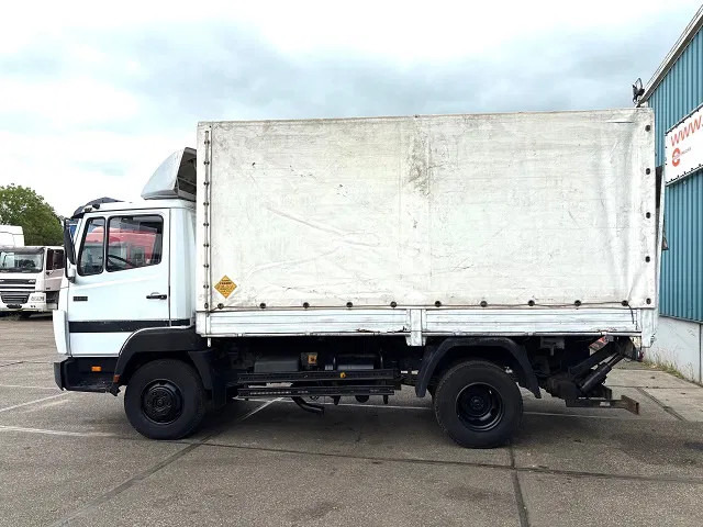 Mercedes-Benz LK 914 (6-CILINDER) WITH TENT BOX (MANUAL GEARBOX / FULL STEEL SUSPENSION / LOADING PLATFORM) - Ponyvás teherautó: 5 kép. Mercedes-Benz LK 914 (6-CILINDER) WITH TENT BOX (MANUAL GEARBOX / FULL STEEL SUSPENSION / LOADING PLATFORM) - Ponyvás teherautó: 5 kép.