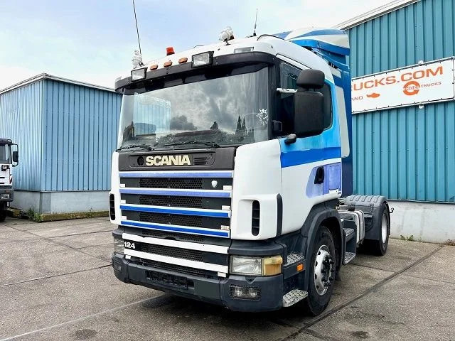 Scania R114-340 LA 4x2 (2 FUEL LINES!!) (EURO 2 / 12 GEARS MANUAL GEARBOX / HYDRAULIC KIT) - Nyergesvontató: 1 kép. Scania R114-340 LA 4x2 (2 FUEL LINES!!) (EURO 2 / 12 GEARS MANUAL GEARBOX / HYDRAULIC KIT) - Nyergesvontató: 1 kép.
