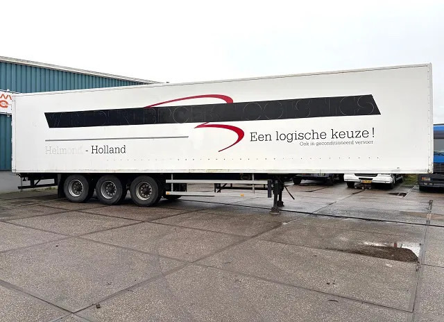 Pacton / JUMBO 3-AXLE CLOSED BOX WITH FULL STEEL CHASSIS (BPW-AXLES / DRUM BRAKES / ABS BRAKE SYSTEM / 13.60 METER) - Félpótkocsi dobozos: 4 kép. Pacton / JUMBO 3-AXLE CLOSED BOX WITH FULL STEEL CHASSIS (BPW-AXLES / DRUM BRAKES / ABS BRAKE SYSTEM / 13.60 METER) - Félpótkocsi dobozos: 4 kép.