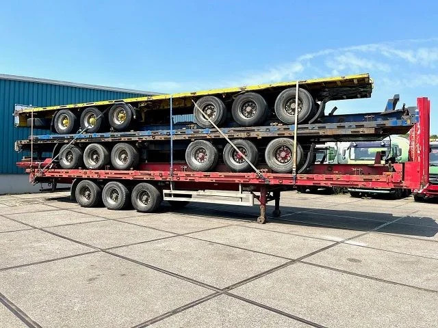 Pacton T3-001 13.60 METER (CURTAINSIDE) TRAILERPACKAGE (DRUM BRAKES / SAF AXLES / ABS BRAKE SYSTEM) - Platós félpótkocsi: 4 kép. Pacton T3-001 13.60 METER (CURTAINSIDE) TRAILERPACKAGE (DRUM BRAKES / SAF AXLES / ABS BRAKE SYSTEM) - Platós félpótkocsi: 4 kép.