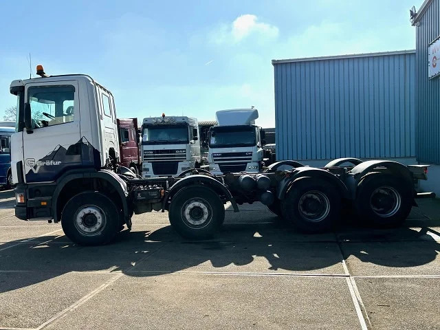Scania R124-420 C 8x4 FULL STEEL CHASSIS (EURO 3 / FULL STEEL SUSPENSION / REDUCTION AXLES / GRS900 GEARBOX) - Alvaz teherautó: 4 kép. Scania R124-420 C 8x4 FULL STEEL CHASSIS (EURO 3 / FULL STEEL SUSPENSION / REDUCTION AXLES / GRS900 GEARBOX) - Alvaz teherautó: 4 kép.