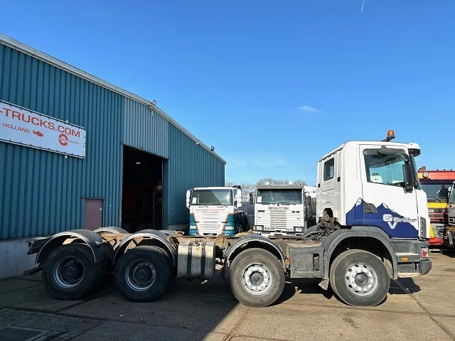 Scania R124-420 C 8x4 FULL STEEL CHASSIS (EURO 3 / FULL STEEL SUSPENSION / REDUCTION AXLES / GRS900 GEARBOX) - Alvaz teherautó: 2 kép. Scania R124-420 C 8x4 FULL STEEL CHASSIS (EURO 3 / FULL STEEL SUSPENSION / REDUCTION AXLES / GRS900 GEARBOX) - Alvaz teherautó: 2 kép.