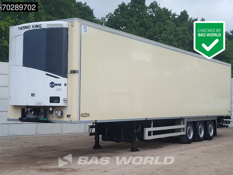 Chereau Thermo King SLXi 300 3 axles Valid FRC - ATP - Félpótkocsi hűtős: 1 kép. Chereau Thermo King SLXi 300 3 axles Valid FRC - ATP - Félpótkocsi hűtős: 1 kép.
