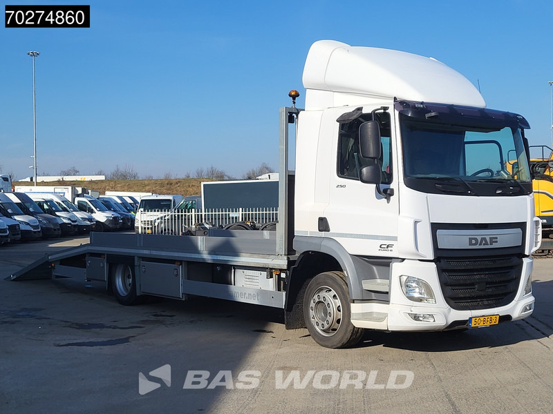 DAF CF 250 4X2 18tons NL-Truck Machine transporter Hydraulic ramps Euro 6 - Autószállító teherautó: 3 kép. DAF CF 250 4X2 18tons NL-Truck Machine transporter Hydraulic ramps Euro 6 - Autószállító teherautó: 3 kép.