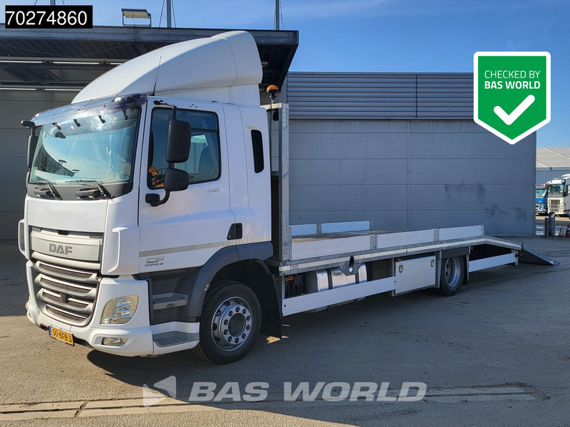 DAF CF 250 4X2 18tons NL-Truck Machine transporter Hydraulic ramps Euro 6 - Autószállító teherautó: 1 kép. DAF CF 250 4X2 18tons NL-Truck Machine transporter Hydraulic ramps Euro 6 - Autószállító teherautó: 1 kép.