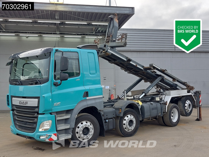 DAF CF 410 CF 8X2 35tons Velsycon CL35.71 containersystem Lift+steering axle Euro 6 - Horgos rakodó teherautó: 1 kép. DAF CF 410 CF 8X2 35tons Velsycon CL35.71 containersystem Lift+steering axle Euro 6 - Horgos rakodó teherautó: 1 kép.
