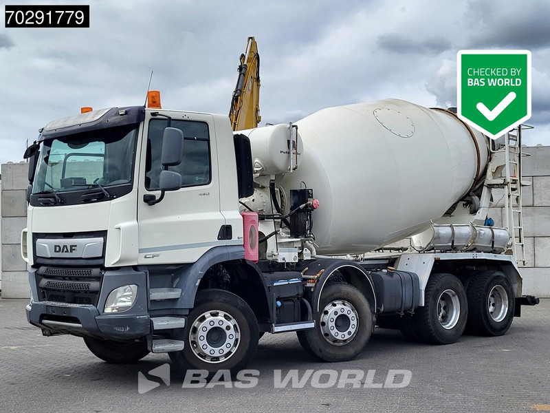 DAF CF 450 8X4 9m3 Intermix Putzmeister mixer Steelsuspension Automatic Euro 6 - Betonmixer: 1 kép. DAF CF 450 8X4 9m3 Intermix Putzmeister mixer Steelsuspension Automatic Euro 6 - Betonmixer: 1 kép.