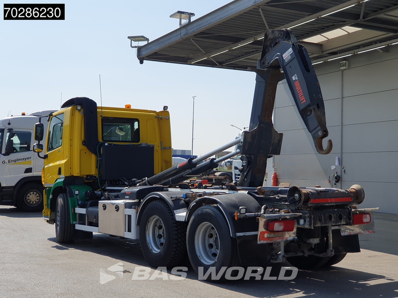 DAF CF 450 CF 6X2 HIAB 20ZL53 Hooklift LiftAxle Automatic 20 Tonnes ACC Euro 6 - Horgos rakodó teherautó: 5 kép. DAF CF 450 CF 6X2 HIAB 20ZL53 Hooklift LiftAxle Automatic 20 Tonnes ACC Euro 6 - Horgos rakodó teherautó: 5 kép.