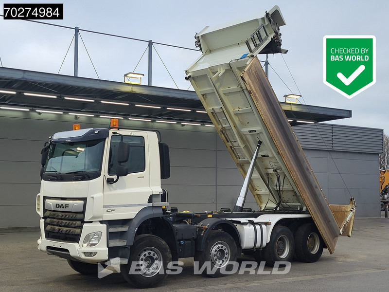 DAF CF 480 8X4 14m3 2-way KH Kipper Big-Axle Steelsuspension Euro 6 - Billenőplatós teherautó: 1 kép. DAF CF 480 8X4 14m3 2-way KH Kipper Big-Axle Steelsuspension Euro 6 - Billenőplatós teherautó: 1 kép.