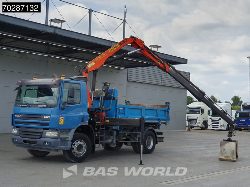 DAF CF75.310 4X2 Palfinger PK12000 Kran Crane 7m3 tipper Big-Axle Steelsuspension Euro 3 - Billenőplatós teherautó, Darus autó: 5 kép. DAF CF75.310 4X2 Palfinger PK12000 Kran Crane 7m3 tipper Big-Axle Steelsuspension Euro 3 - Billenőplatós teherautó, Darus autó: 5 kép.