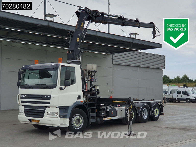 DAF CF85.360 8X2 NL-Truck Hiab 211 E-3 Hipro Kran 21tons Multilift Lift+steering Euro 5 - Horgos rakodó teherautó, Darus autó: 1 kép. DAF CF85.360 8X2 NL-Truck Hiab 211 E-3 Hipro Kran 21tons Multilift Lift+steering Euro 5 - Horgos rakodó teherautó, Darus autó: 1 kép.