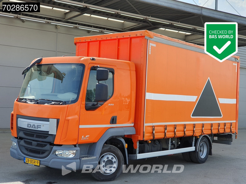 DAF LF 220 LF 4X2 10tons NL-Truck Curtainsides Manual Euro 6 - Ponyvás teherautó: 1 kép. DAF LF 220 LF 4X2 10tons NL-Truck Curtainsides Manual Euro 6 - Ponyvás teherautó: 1 kép.