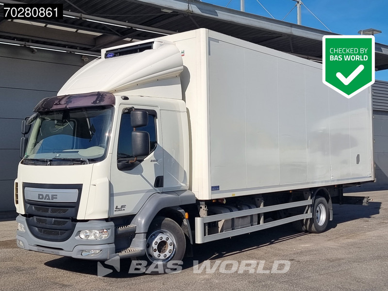 DAF LF 260 4X2 Carrier Xarios 600 cooler Manual ACC Euro 6 - Hűtős teherautó: 1 kép. DAF LF 260 4X2 Carrier Xarios 600 cooler Manual ACC Euro 6 - Hűtős teherautó: 1 kép.