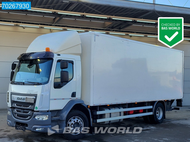 DAF LF 290 4X2 19tonner Ladebordwand Automatic ACC Euro 6 - Dobozos felépítményű teherautó: 1 kép. DAF LF 290 4X2 19tonner Ladebordwand Automatic ACC Euro 6 - Dobozos felépítményű teherautó: 1 kép.