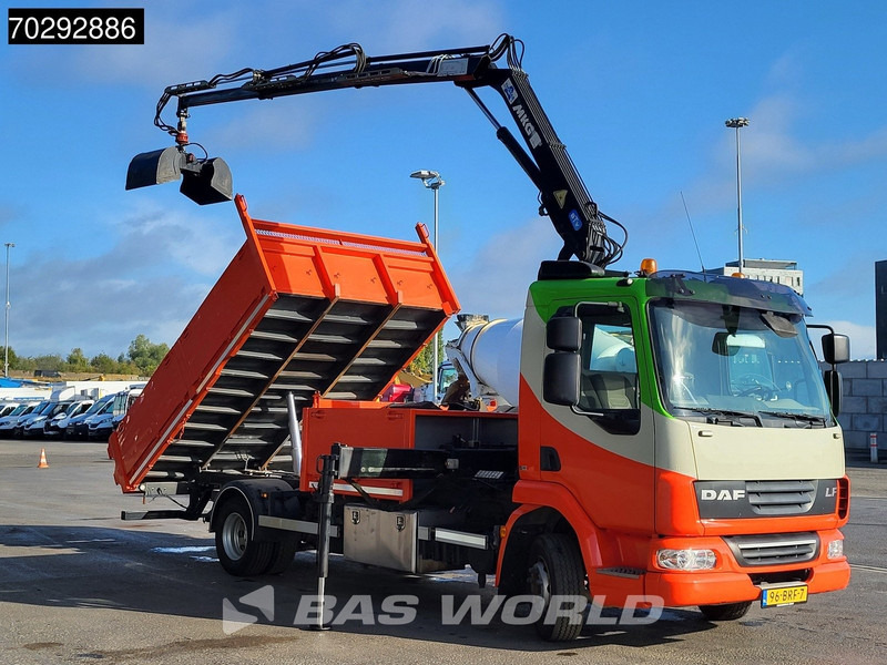 DAF LF45.210 LF 4X2 MKG HLK 66 Crane Kran 5m3 tipper Manual Euro 5 - Billenőplatós teherautó, Darus autó: 3 kép. DAF LF45.210 LF 4X2 MKG HLK 66 Crane Kran 5m3 tipper Manual Euro 5 - Billenőplatós teherautó, Darus autó: 3 kép.