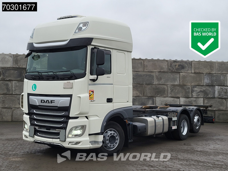 DAF XF 480 6X2 FAN Lift + Steering Axle Retarder Full Air - Cserefelépítményes teherautó: 1 kép. DAF XF 480 6X2 FAN Lift + Steering Axle Retarder Full Air - Cserefelépítményes teherautó: 1 kép.