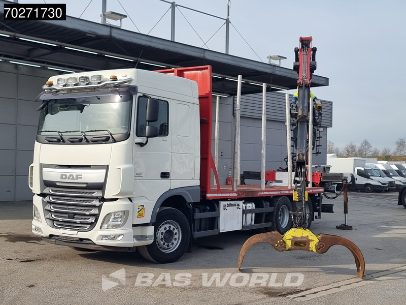 DAF XF 510 6X4 Jonsered Z-Crane SC ACC Retarder Euro 6 - Rönkszállító teherautó, Darus autó: 5 kép. DAF XF 510 6X4 Jonsered Z-Crane SC ACC Retarder Euro 6 - Rönkszállító teherautó, Darus autó: 5 kép.