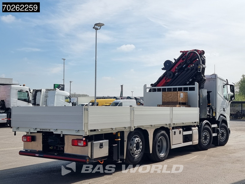 DAF XF 530 8X2 NEW Palfinger PK580 TEC Crane 8 + 4 Fly-jib Winch Retarder Lift+Lenkasche - Platós teherautó, Darus autó: 5 kép. DAF XF 530 8X2 NEW Palfinger PK580 TEC Crane 8 + 4 Fly-jib Winch Retarder Lift+Lenkasche - Platós teherautó, Darus autó: 5 kép.