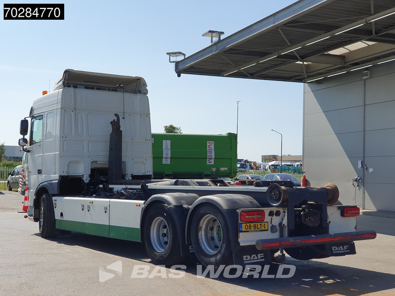 DAF XF 530 XF 6X2 NL-Truck VDL Hooklift Standklima Automatic ACC Euro 6 - Horgos rakodó teherautó: 5 kép. DAF XF 530 XF 6X2 NL-Truck VDL Hooklift Standklima Automatic ACC Euro 6 - Horgos rakodó teherautó: 5 kép.
