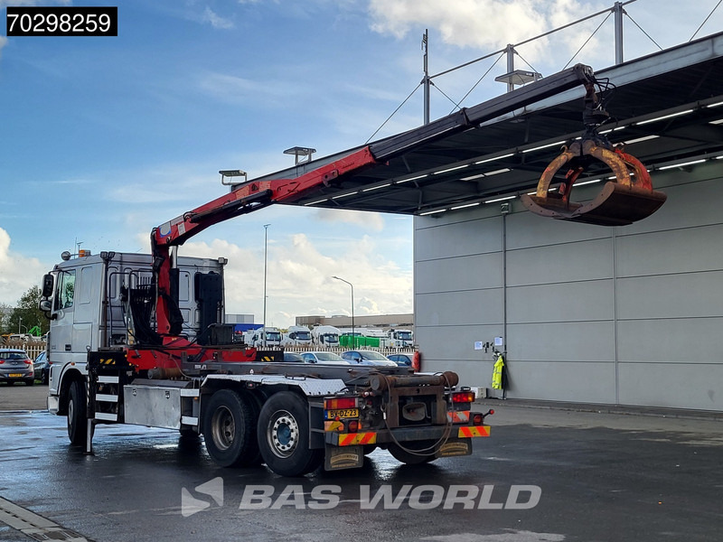 DAF XF105.410 XF 6X2 NL-Truck HMF 1643 Z2 Crane 24T Container system Lift+Steering-Axle Euro 5 - Teherautó - kábelrendszer, Darus autó: 2 kép. DAF XF105.410 XF 6X2 NL-Truck HMF 1643 Z2 Crane 24T Container system Lift+Steering-Axle Euro 5 - Teherautó - kábelrendszer, Darus autó: 2 kép.