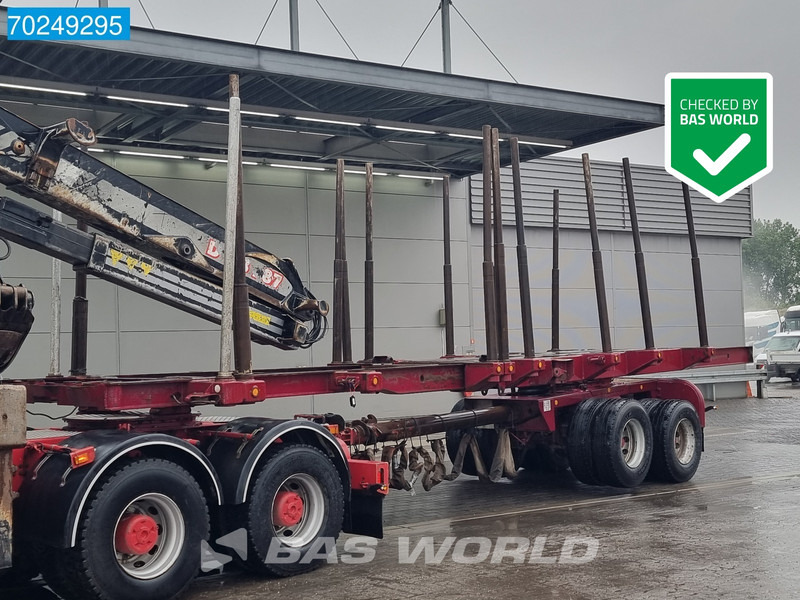 DIEBOLT P430 2 axles Liftachse Extendable - Rönkszállító félpótkocsi: 1 kép. DIEBOLT P430 2 axles Liftachse Extendable - Rönkszállító félpótkocsi: 1 kép.