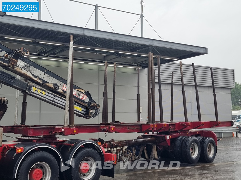 DIEBOLT P430 2 axles Liftachse Extendable - Rönkszállító félpótkocsi: 5 kép. DIEBOLT P430 2 axles Liftachse Extendable - Rönkszállító félpótkocsi: 5 kép.