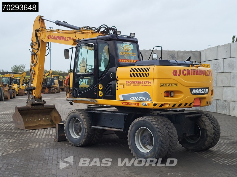 Doosan DX170 W - Gumikerekes kotró: 2 kép. Doosan DX170 W - Gumikerekes kotró: 2 kép.