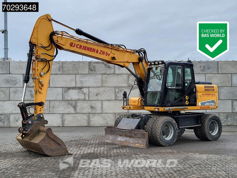 Doosan DX170 W - Gumikerekes kotró: 1 kép. Doosan DX170 W - Gumikerekes kotró: 1 kép.