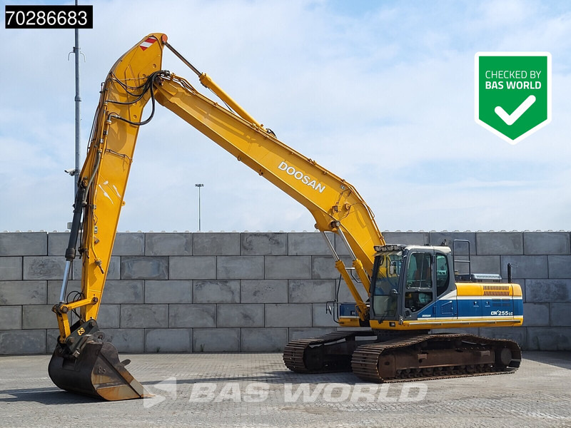 Doosan DX255 LC-5 DX255 LRE - LONG REACH - Lánctalpas kotró: 1 kép. Doosan DX255 LC-5 DX255 LRE - LONG REACH - Lánctalpas kotró: 1 kép.