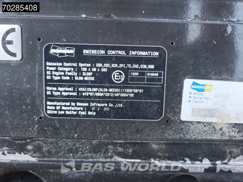 Lánctalpas kotró Doosan DX300 LC-5: 17 kép.