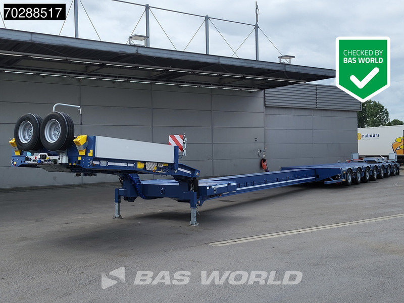 Faymonville F-S47-2GXX More axles 2x extendable 31.7m Hydraulic Steering 114.000kg Galvanised Remote Automatic greasing - Félpótkocsi mélybölcsős: 1 kép. Faymonville F-S47-2GXX More axles 2x extendable 31.7m Hydraulic Steering 114.000kg Galvanised Remote Automatic greasing - Félpótkocsi mélybölcsős: 1 kép.