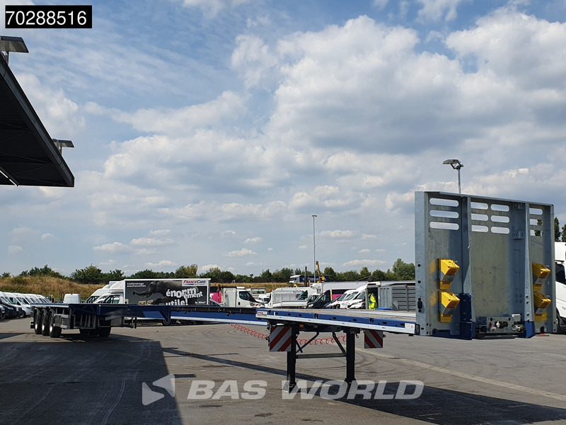 Faymonville MAX210-Z-3AA-13.60-22.5-2.54 3 axles 29M 2x extendable 3x steering axle twistlocks - Platós félpótkocsi: 3 kép. Faymonville MAX210-Z-3AA-13.60-22.5-2.54 3 axles 29M 2x extendable 3x steering axle twistlocks - Platós félpótkocsi: 3 kép.