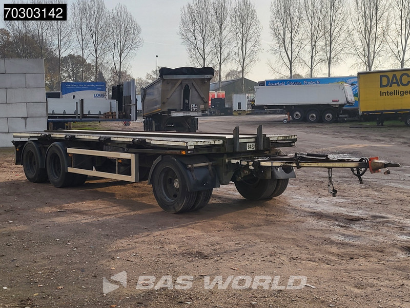 GS Meppel AC-2800 N 3 axles Lift + Steering Axle 20ft - Multiliftes/ Konténerszállító pótkocsi: 3 kép. GS Meppel AC-2800 N 3 axles Lift + Steering Axle 20ft - Multiliftes/ Konténerszállító pótkocsi: 3 kép.