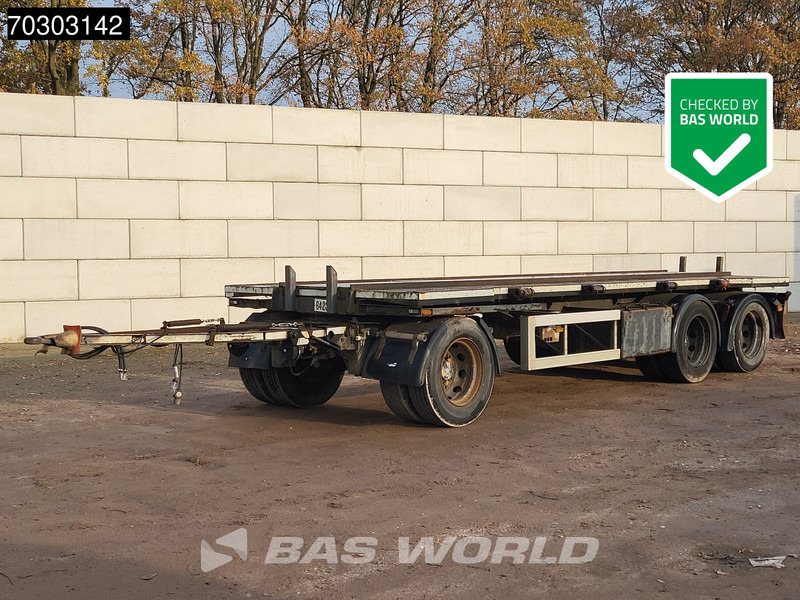 GS Meppel AC-2800 N 3 axles Lift + Steering Axle 20ft - Multiliftes/ Konténerszállító pótkocsi: 1 kép. GS Meppel AC-2800 N 3 axles Lift + Steering Axle 20ft - Multiliftes/ Konténerszállító pótkocsi: 1 kép.