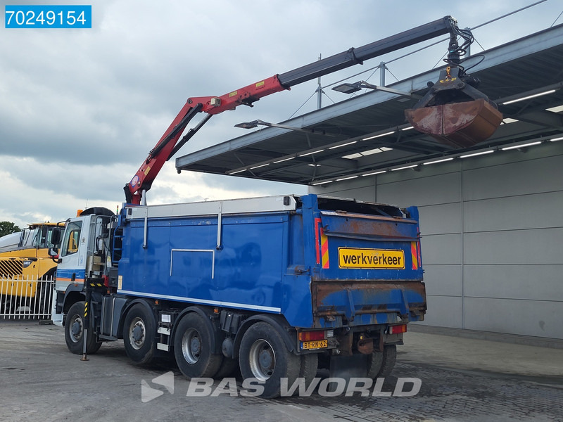 Ginaf X4243TS 8X4 NL-Truck HMF1643-Z Crane 17m3 Ruizeveld Tipper Big-Axle Lift+Lenkachse - Billenőplatós teherautó, Darus autó: 3 kép. Ginaf X4243TS 8X4 NL-Truck HMF1643-Z Crane 17m3 Ruizeveld Tipper Big-Axle Lift+Lenkachse - Billenőplatós teherautó, Darus autó: 3 kép.