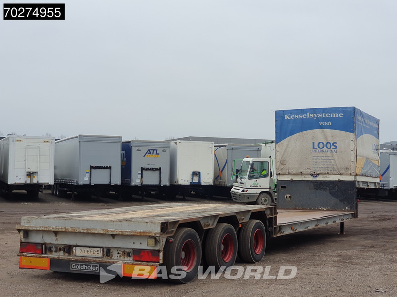 Félpótkocsi mélybölcsős Goldhofer STZ-TL3029/80 3 axles 3xLenkachse Extendable: 5 kép.