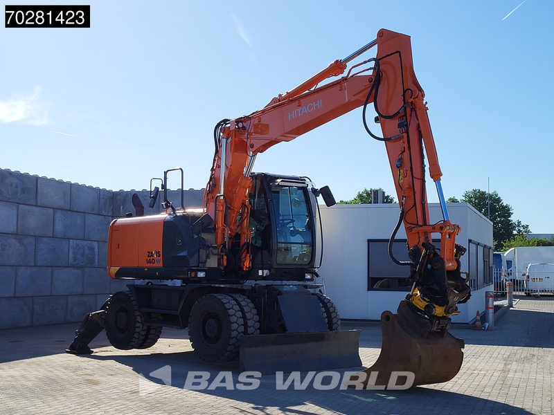 Gumikerekes kotró Hitachi ZX140W -5 OUTRIGGERS + BLADE: 7 kép.
