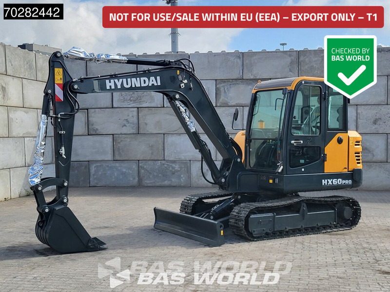 Hyundai HX60 PRON A/C - Minikotró: 1 kép. Hyundai HX60 PRON A/C - Minikotró: 1 kép.