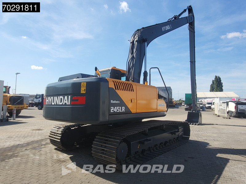 Hyundai R245 LR LRE - LONG REACH - Lánctalpas kotró: 5 kép. Hyundai R245 LR LRE - LONG REACH - Lánctalpas kotró: 5 kép.