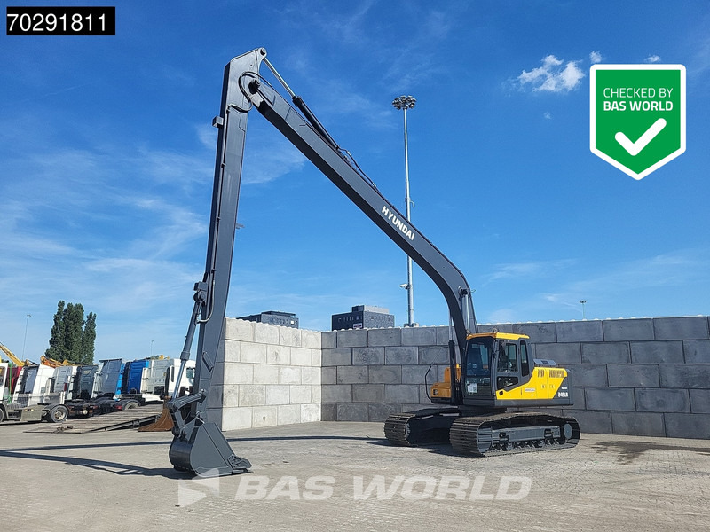 Hyundai R245 LR LRE - LONG REACH - Lánctalpas kotró: 1 kép. Hyundai R245 LR LRE - LONG REACH - Lánctalpas kotró: 1 kép.